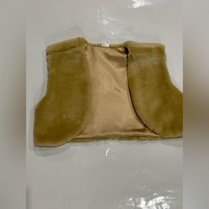 90s Y2K Vintage faux fur vest